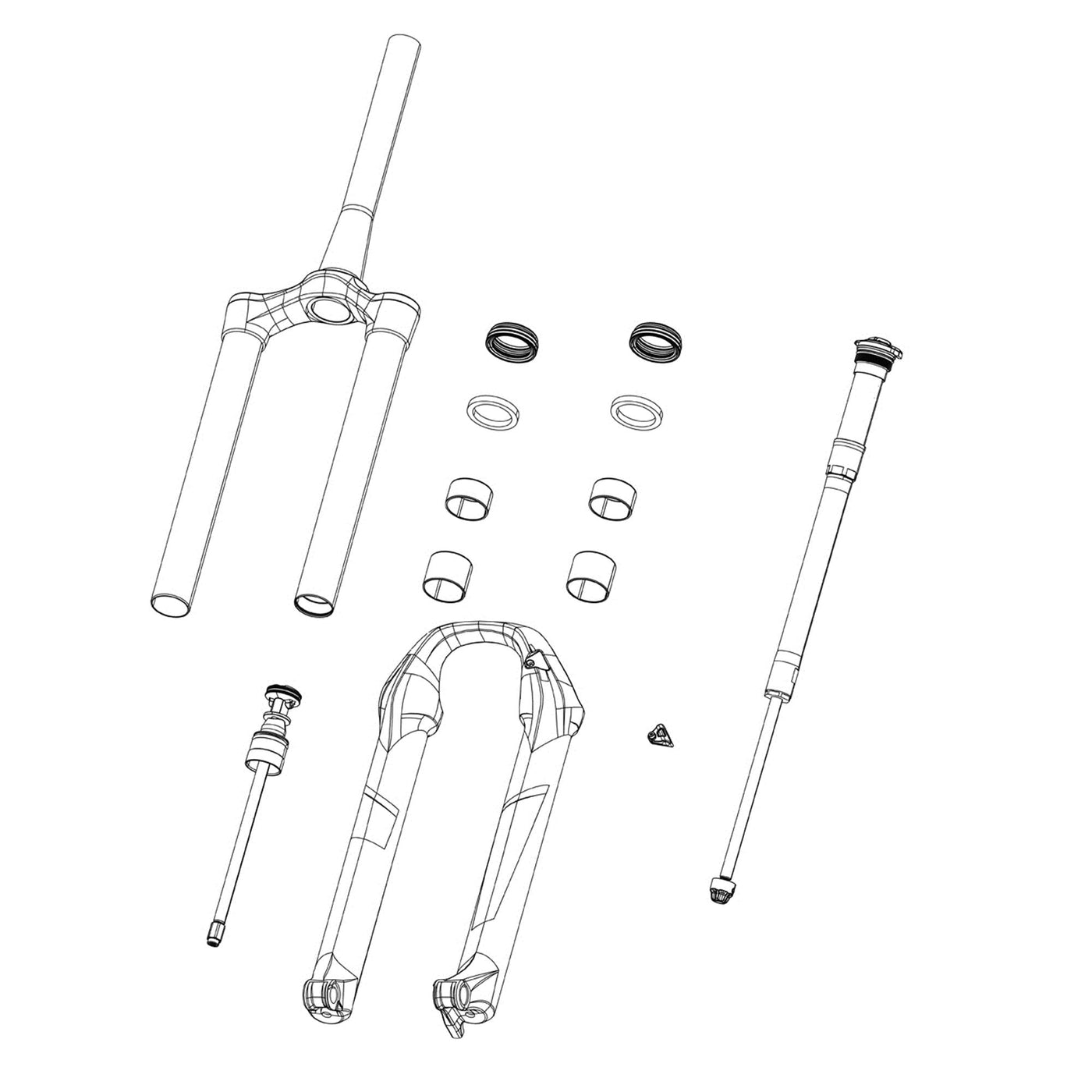 RockShox Zeb Debonair+ Air Shaft