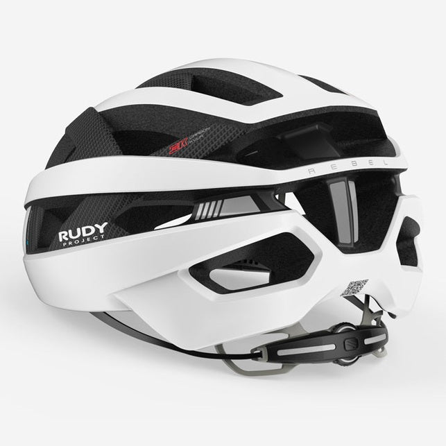 Casco Rudy Rebel - Bianco nero