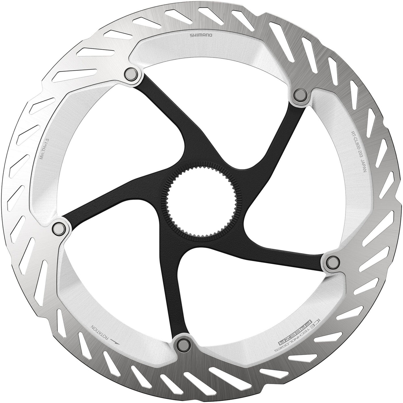 Shimano Ultegra/XT RT-CL800 Ice Tech FREEZA Centre Lock Disc Brake Rotor External Lockring