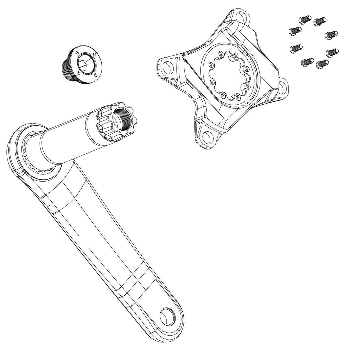 SRAM Force XPLR E1 Crank Arm Guard Boots