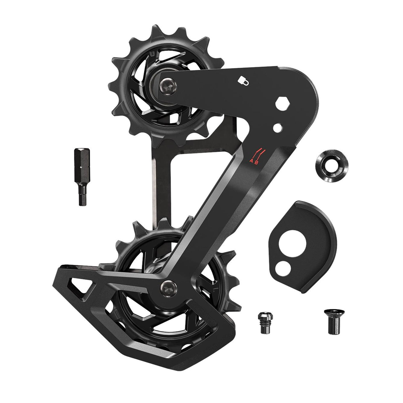 SRAM Rear Derailleur Cage Kit Aluminum T-Type Eagle AXS Without Damper