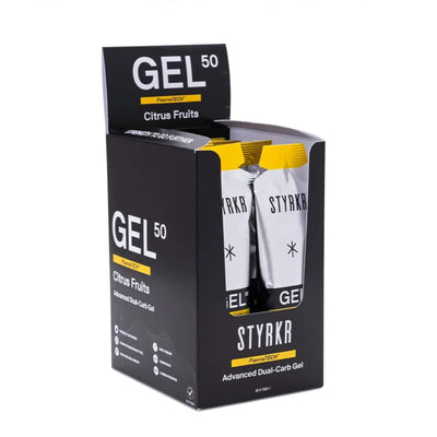 STYRKR GEL50 Dual-Carb Energy Gels